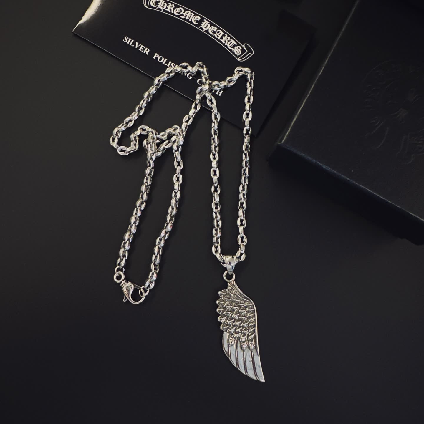 Chrome Hearts Wing Pendant Necklace